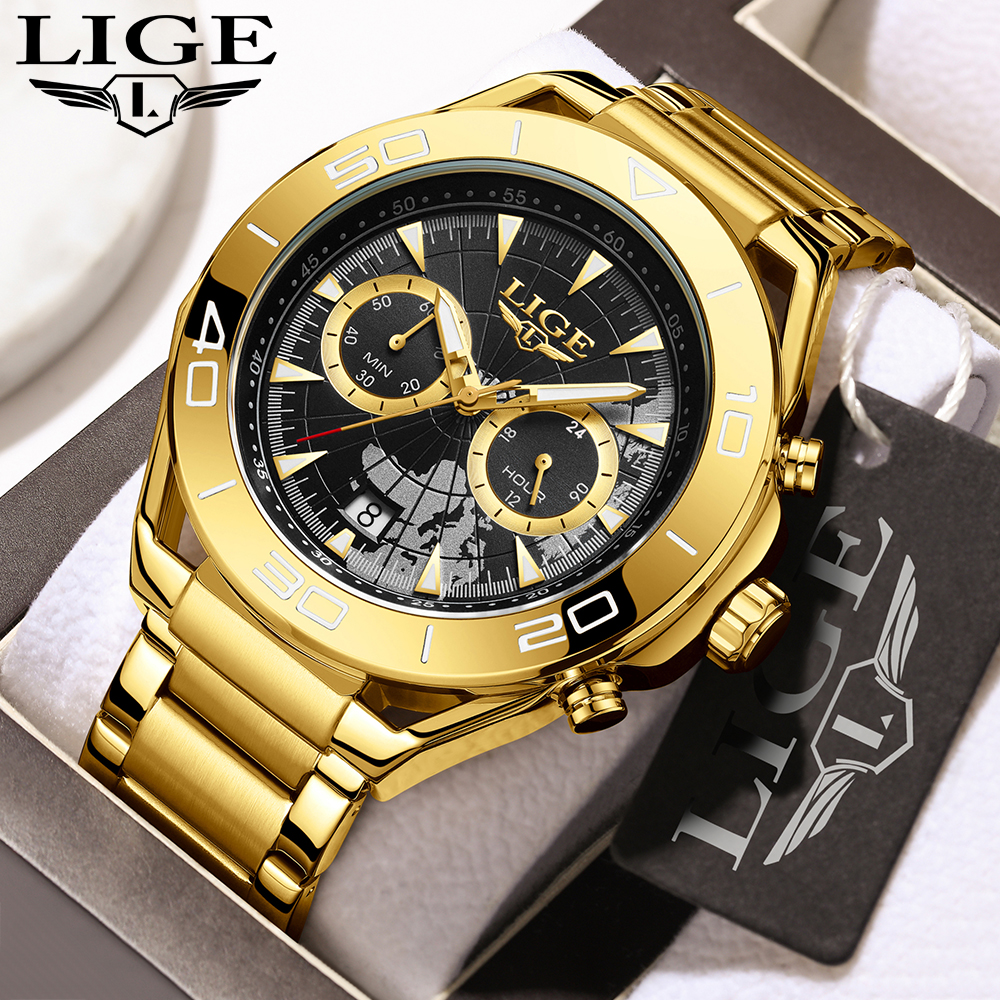Men'S Fashion Week 2026 - LIGE 2026 Men's Luxury Watch Waterproof