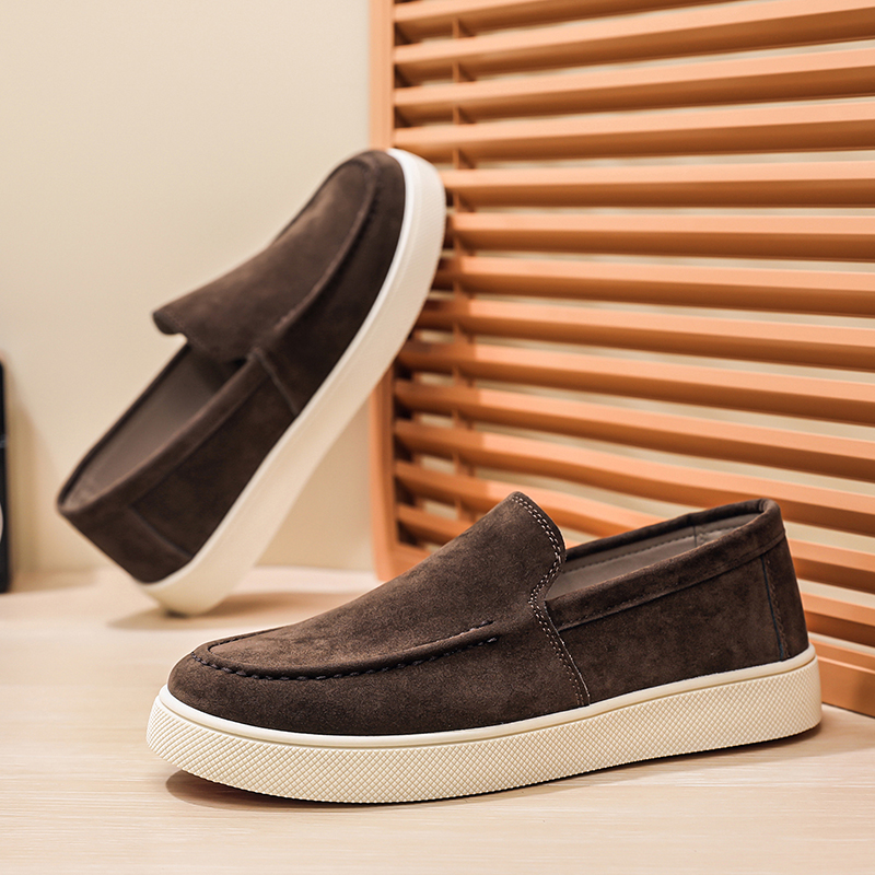 Suede Loafers Men - Men's Casual Shoes Suede Leather Loafers