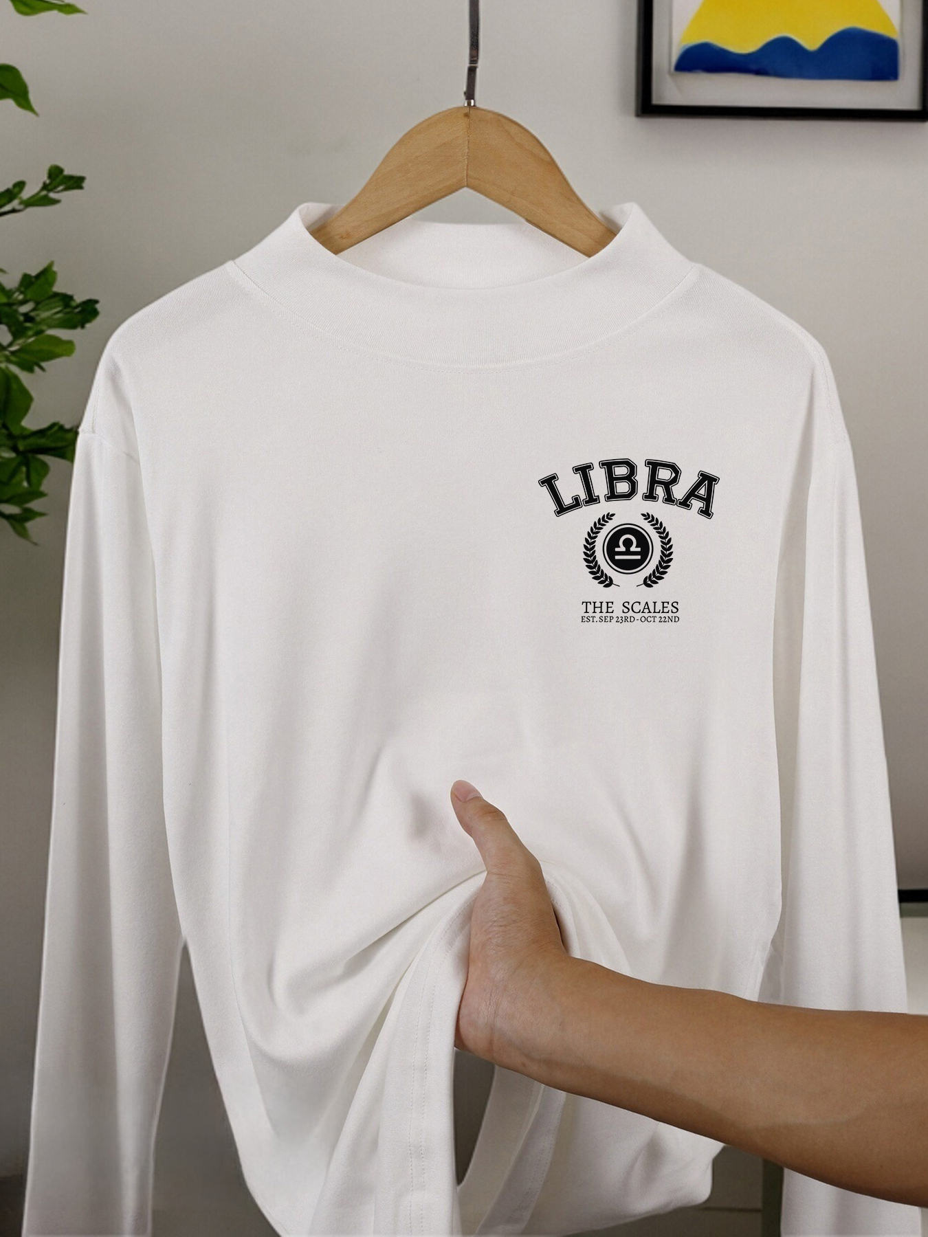 Men'S Fashion Clothing - Libra The Scales Print Leisurewear For