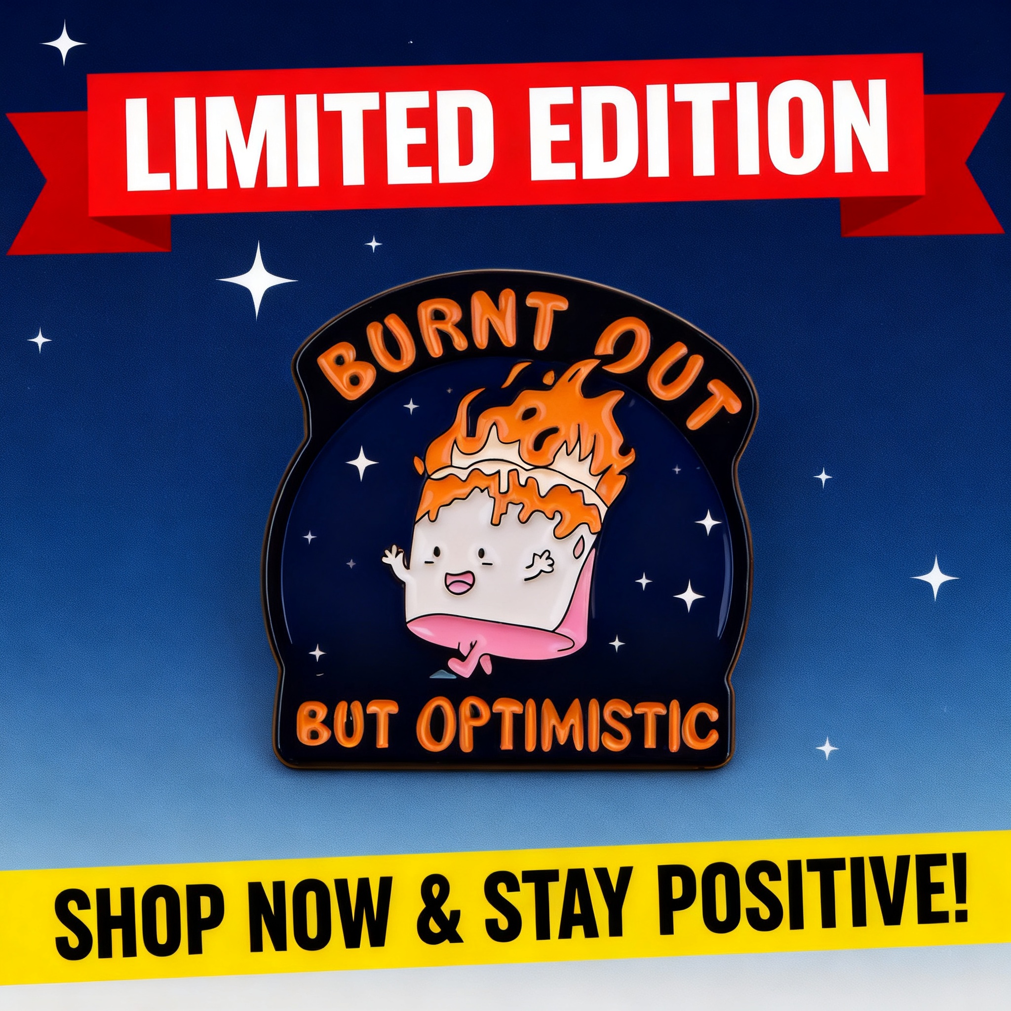 Men'S Fashion Quotes - Fire Badges Enamel Pin Brooches for