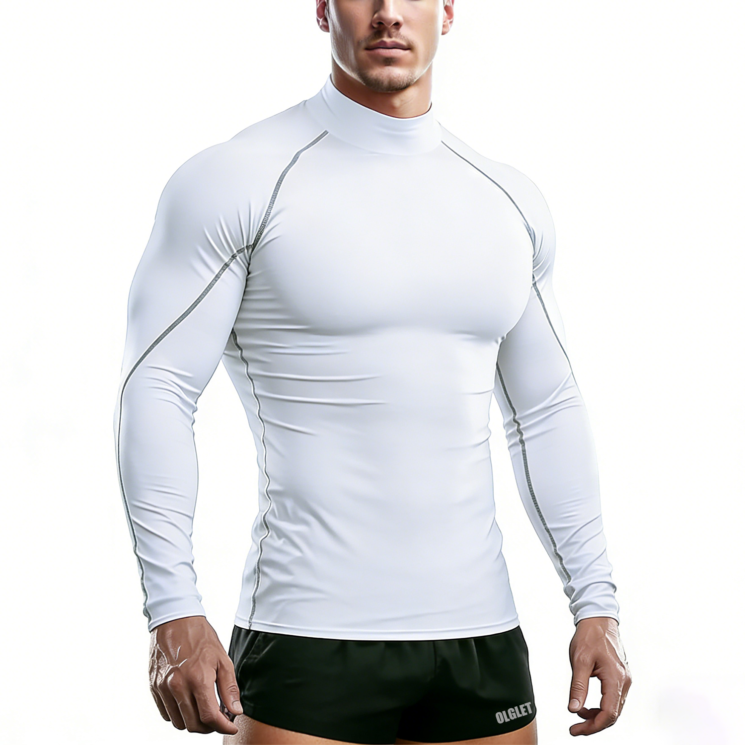 Compression Shirt Workout - Sport T-shirt Men Compression Running Shirt