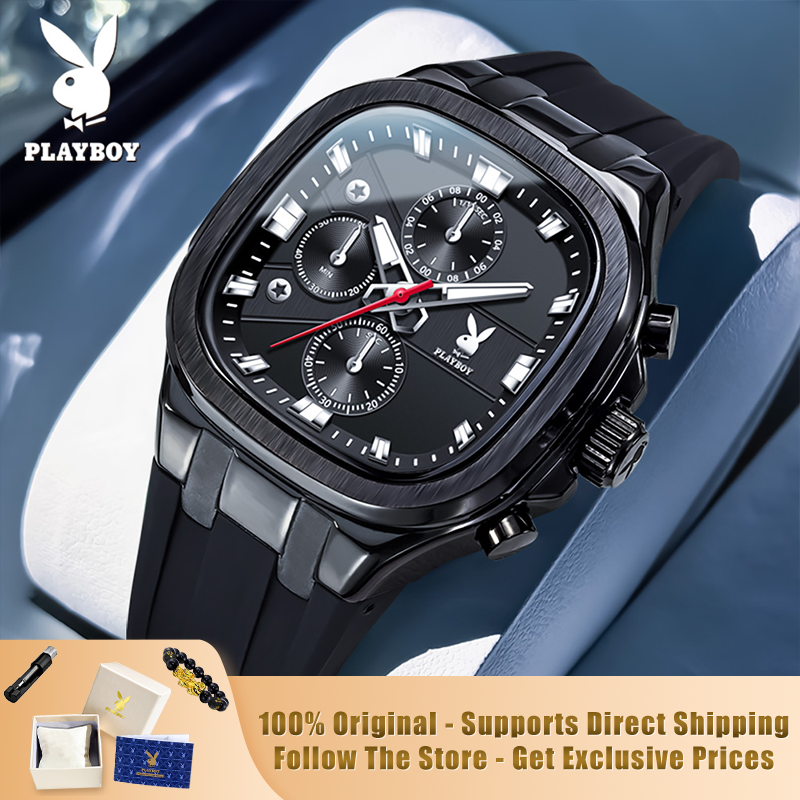 Men'S Fashion Luxury Brands - PLAYBOY 3076 Brand original authentic watches