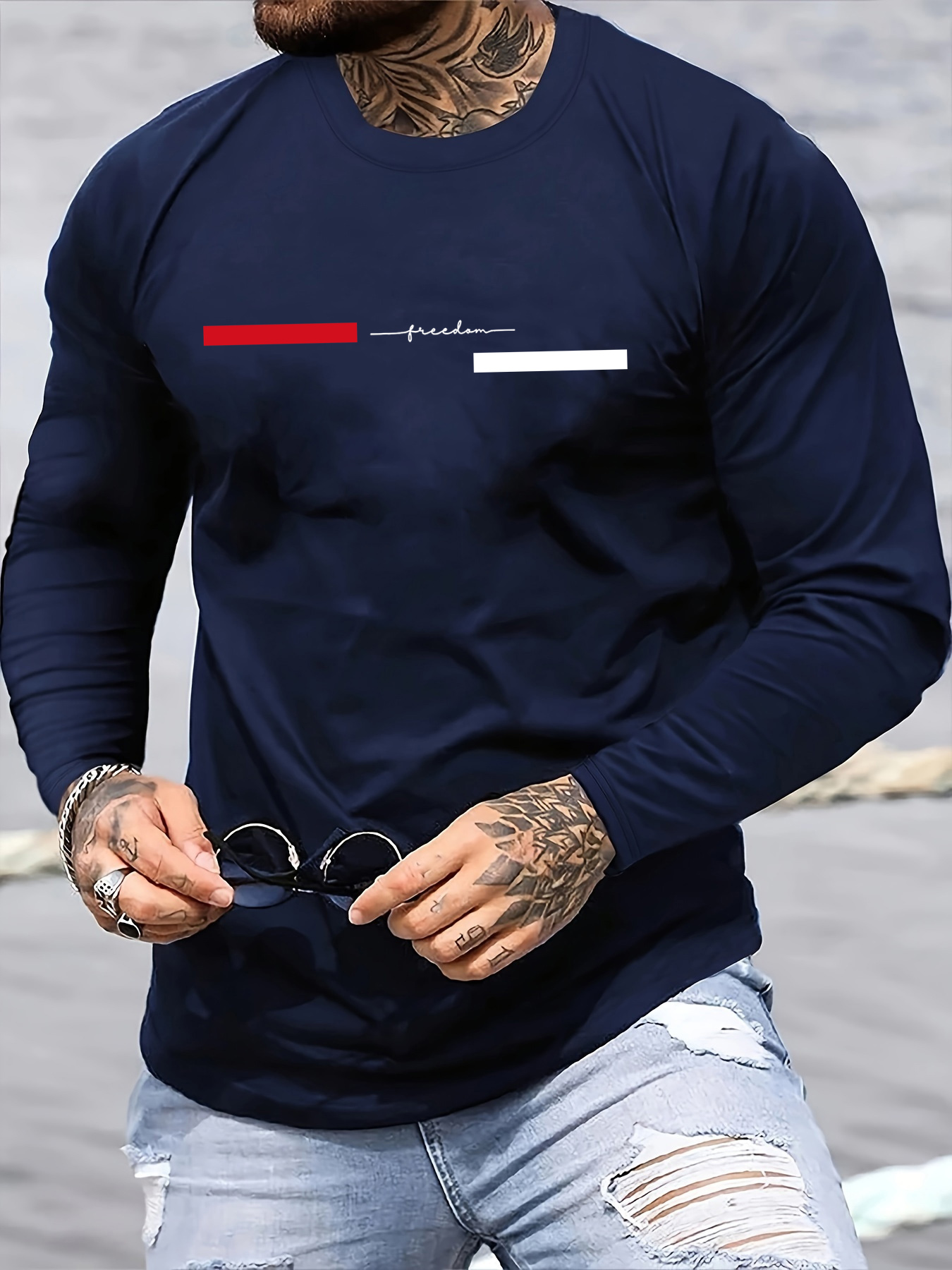100% pure cotton men's long sl – Mens Fashion Summer Bewertung und Preis