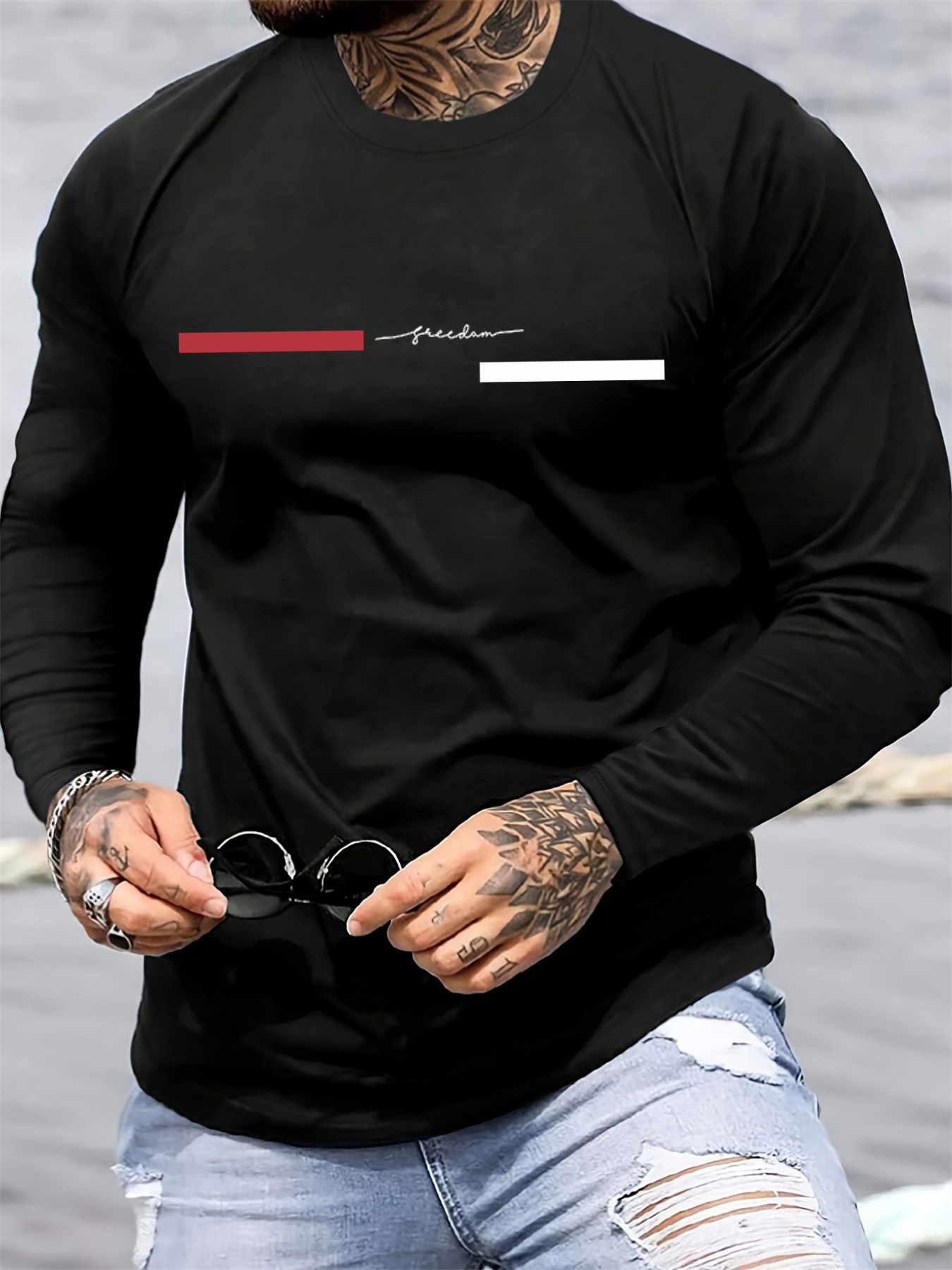 100% pure cotton men's long sl – Mens Fashion Summer Bewertung und Preis