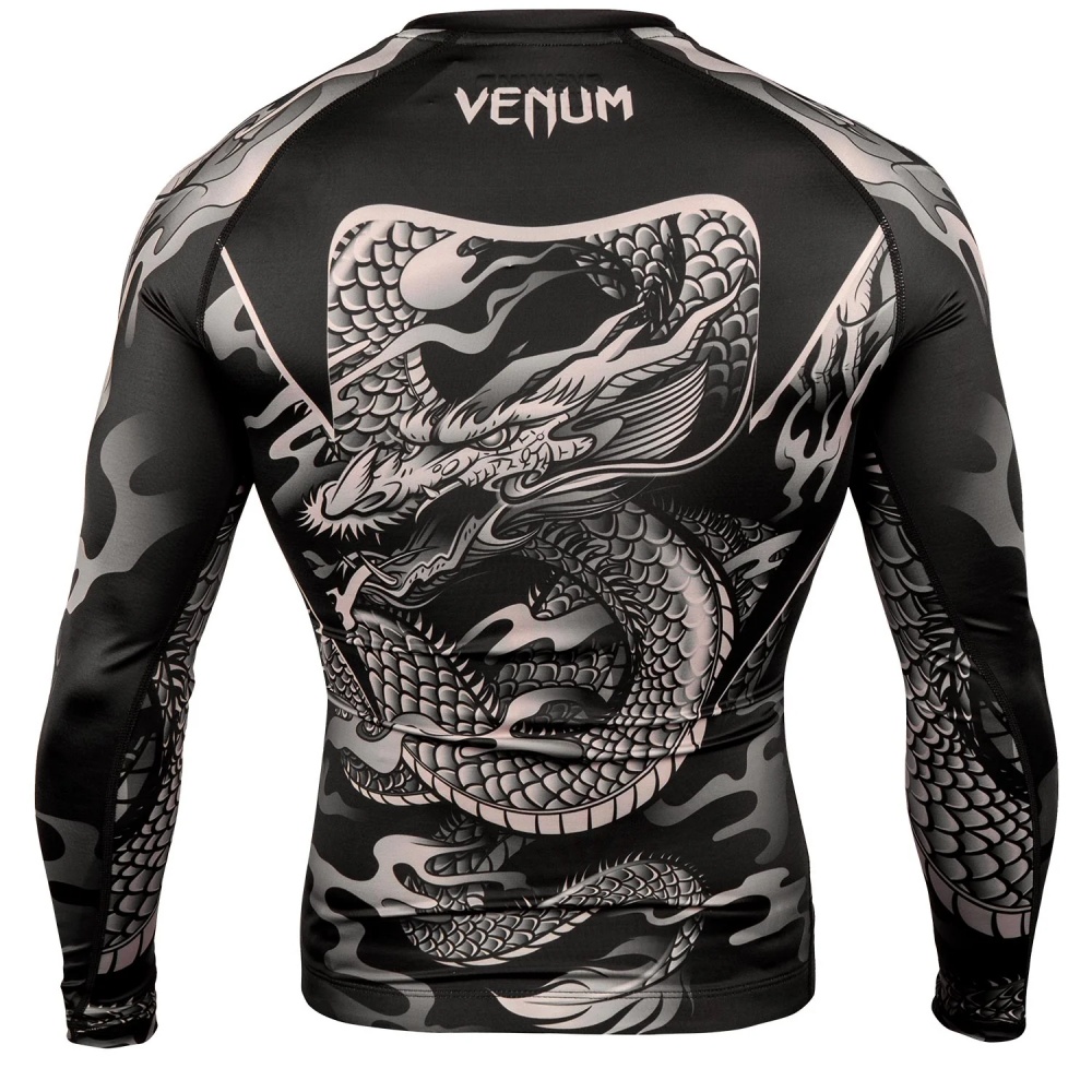 Dragon Pattern Long Sleeve Com – Compression Shirt Workout Bewertung und Preis