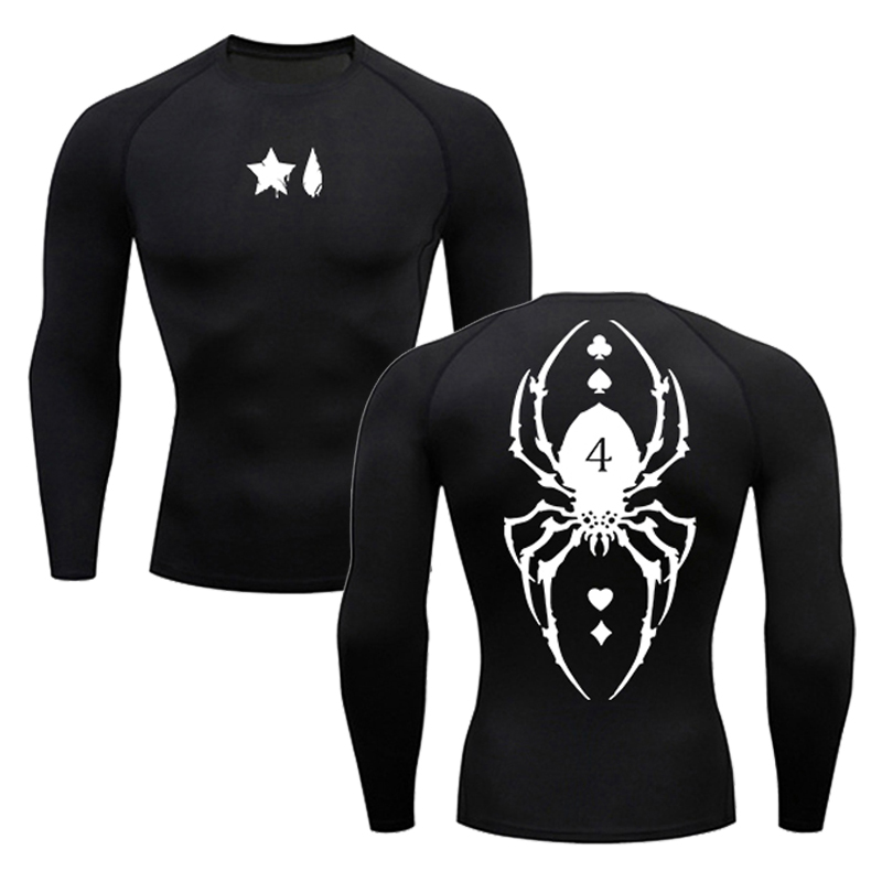Spider Print Compression Shirt – Compression Shirt Workout Bewertung und Preis