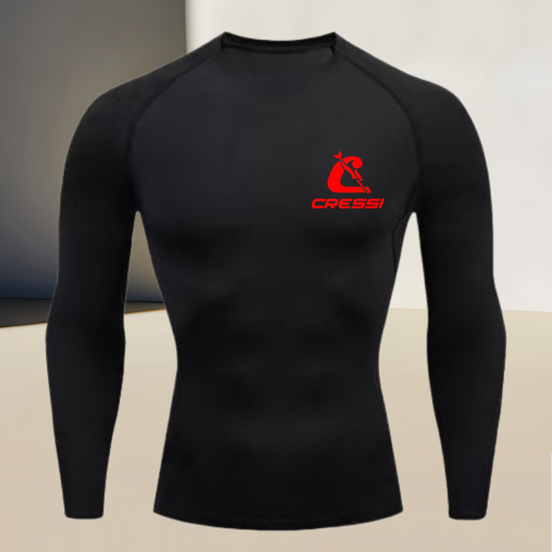 Men's round neck long sleeved, – Compression Shirt Workout Bewertung und Preis