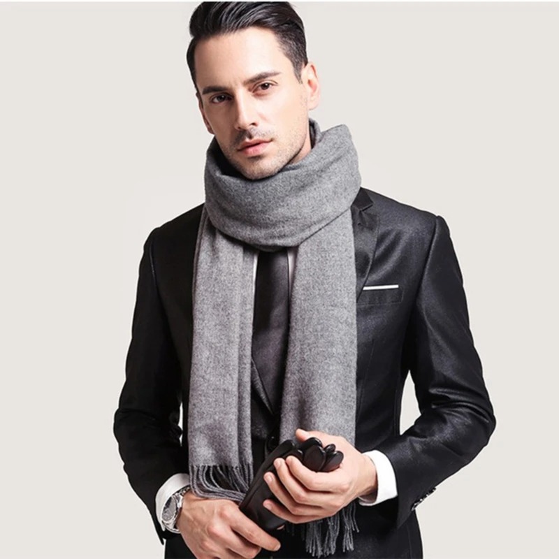2025 Wool Scarves Winter Soft  – Mens Fashion Winter 2025 Bewertung und Preis