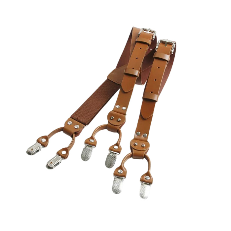 2.5Cm Leather Elasticity Men's – Suspenders Clip Men Bewertung und Preis
