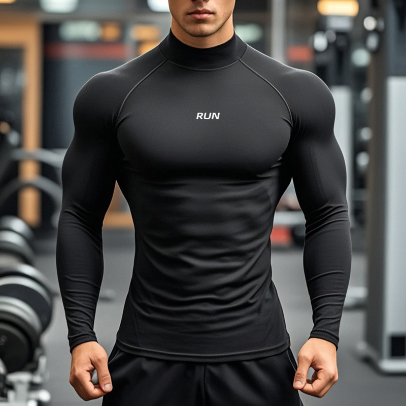 Men's Running Turtleneck Quick – Compression Shirt Workout Bewertung und Preis
