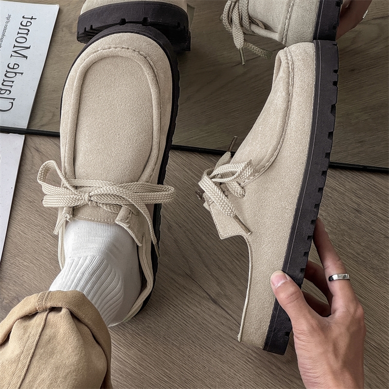 Fashion Men Half Slippers Sued – Suede Loafers Men Bewertung und Preis