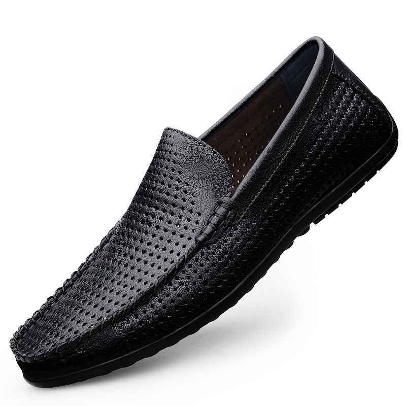 Men's Slip-On Perforated Drivi – Suede Loafers Men Bewertung und Preis