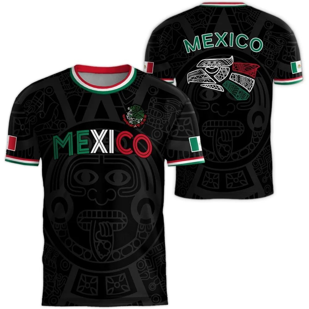 2026 Mexico National Flag Prin – Mens Fashion Summer Bewertung und Preis