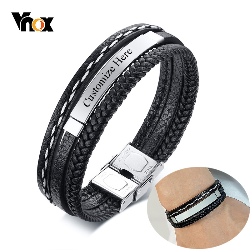 Vnox Custom Logo Name Quote En – Men'S Fashion Quotes Bewertung und Preis