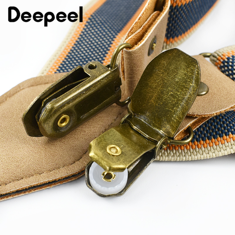 1Pc Deepeel 2/2.5*120cm Retro  – Suspenders Clip Men Bewertung und Preis