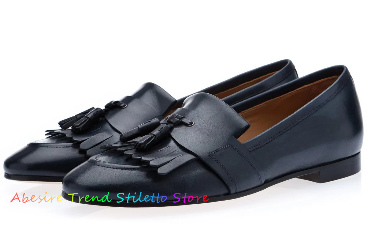 Leather Fringed Loafers Men Ta – Suede Loafers Men Bewertung und Preis