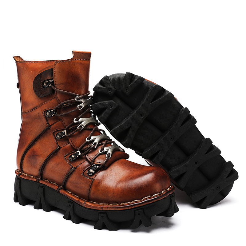 Fashion Men's Cowhide Genuine  – Men'S Fashion Hiking Boots Bewertung und Preis