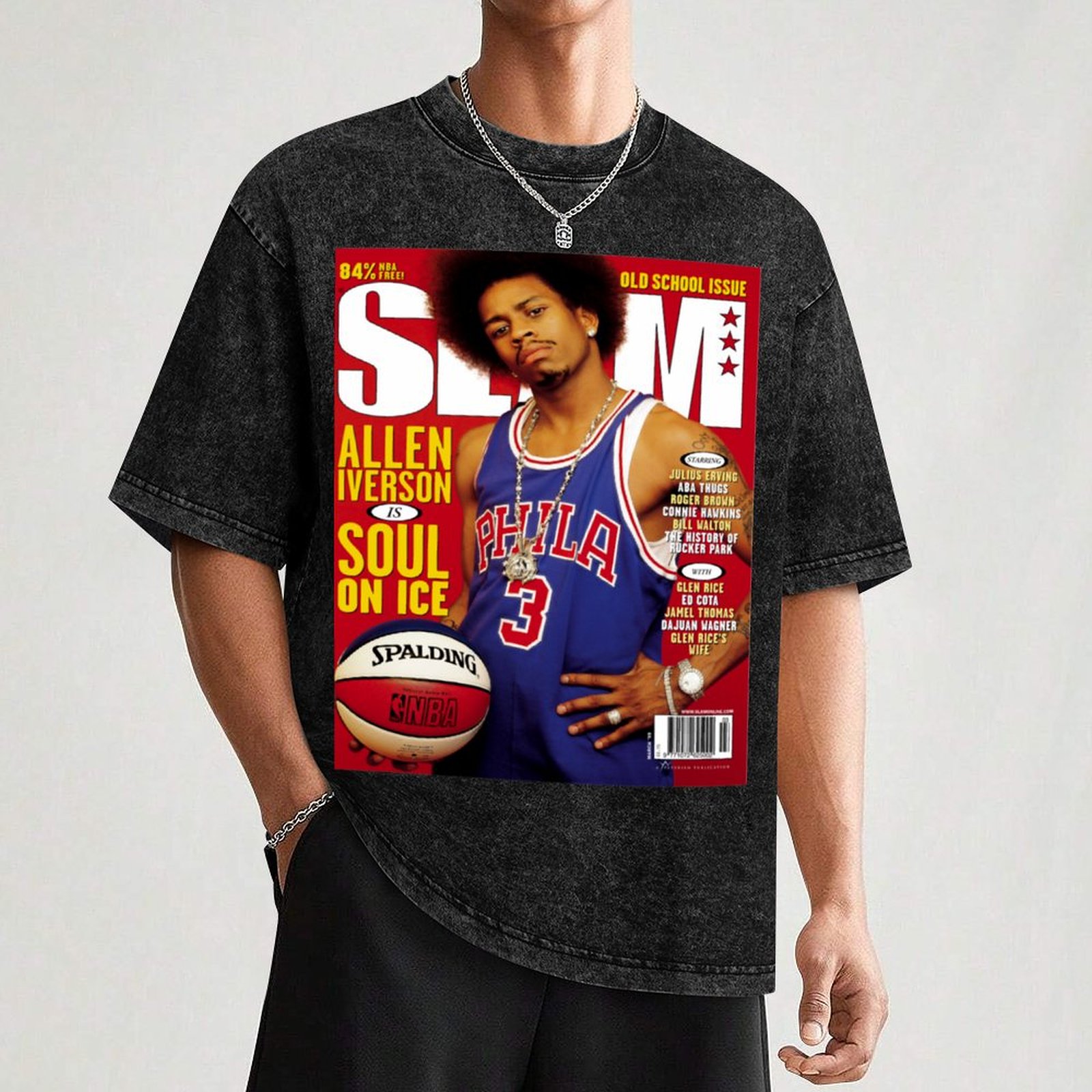 Allen-Iverson-Slam-Magazine T- – Mens Fashion Magazines Bewertung und Preis