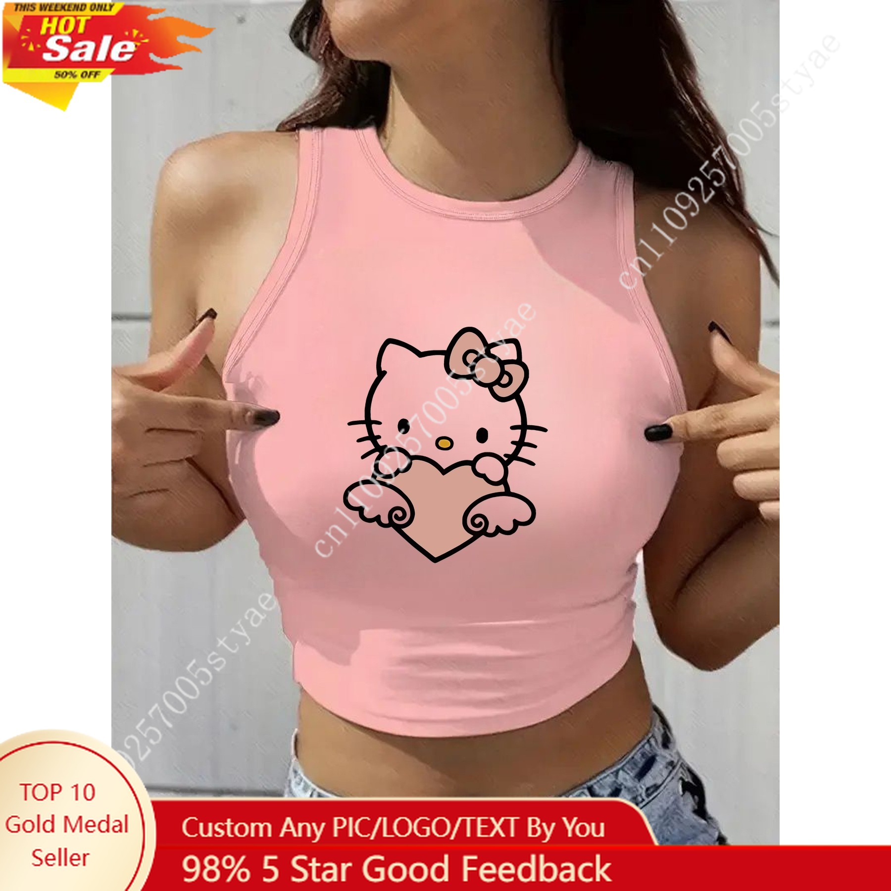 HELLO KITTY Classic Round Neck – Mens Fashion Summer Bewertung und Preis