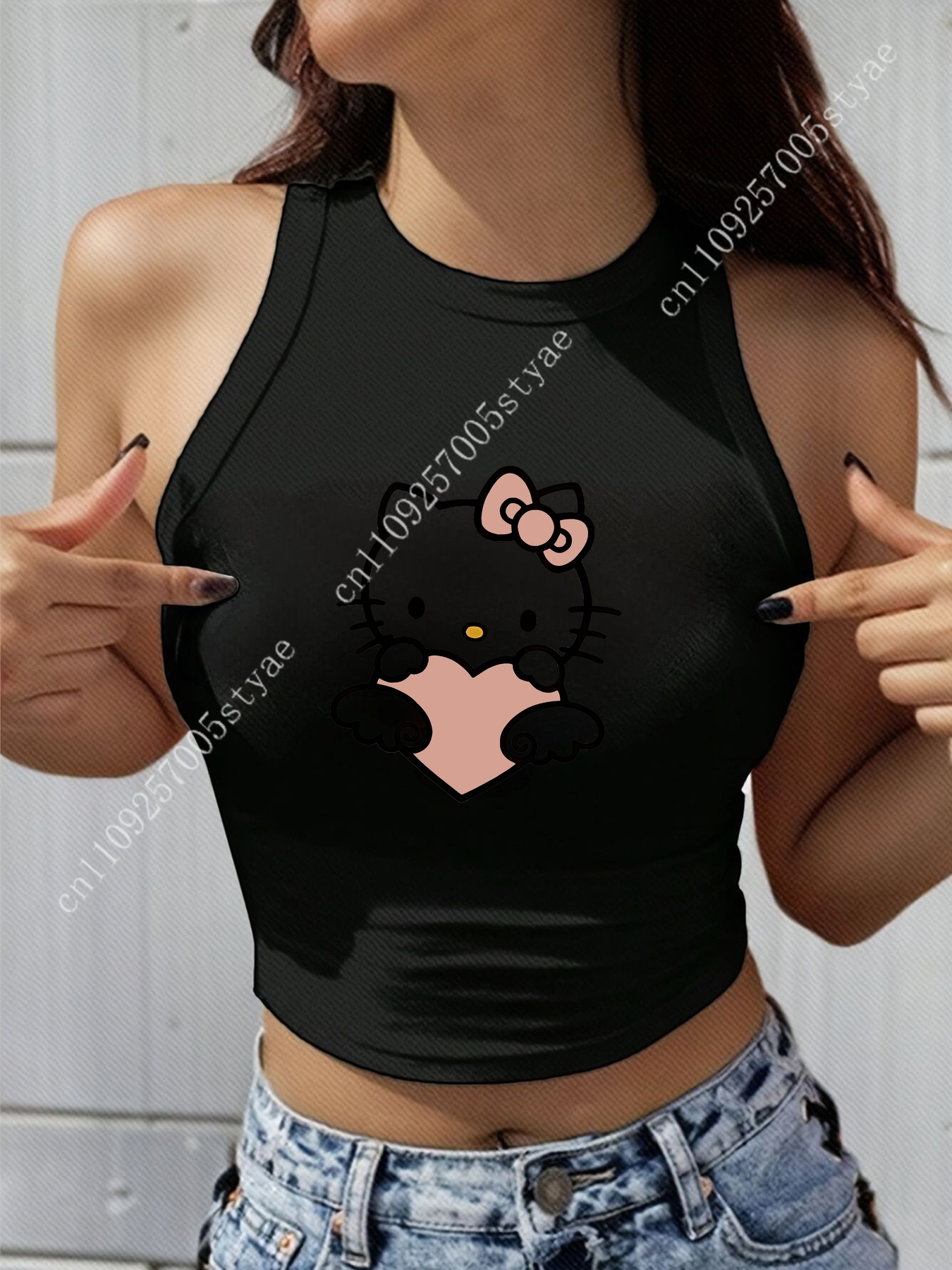 HELLO KITTY Classic Round Neck – Mens Fashion Summer Bewertung und Preis