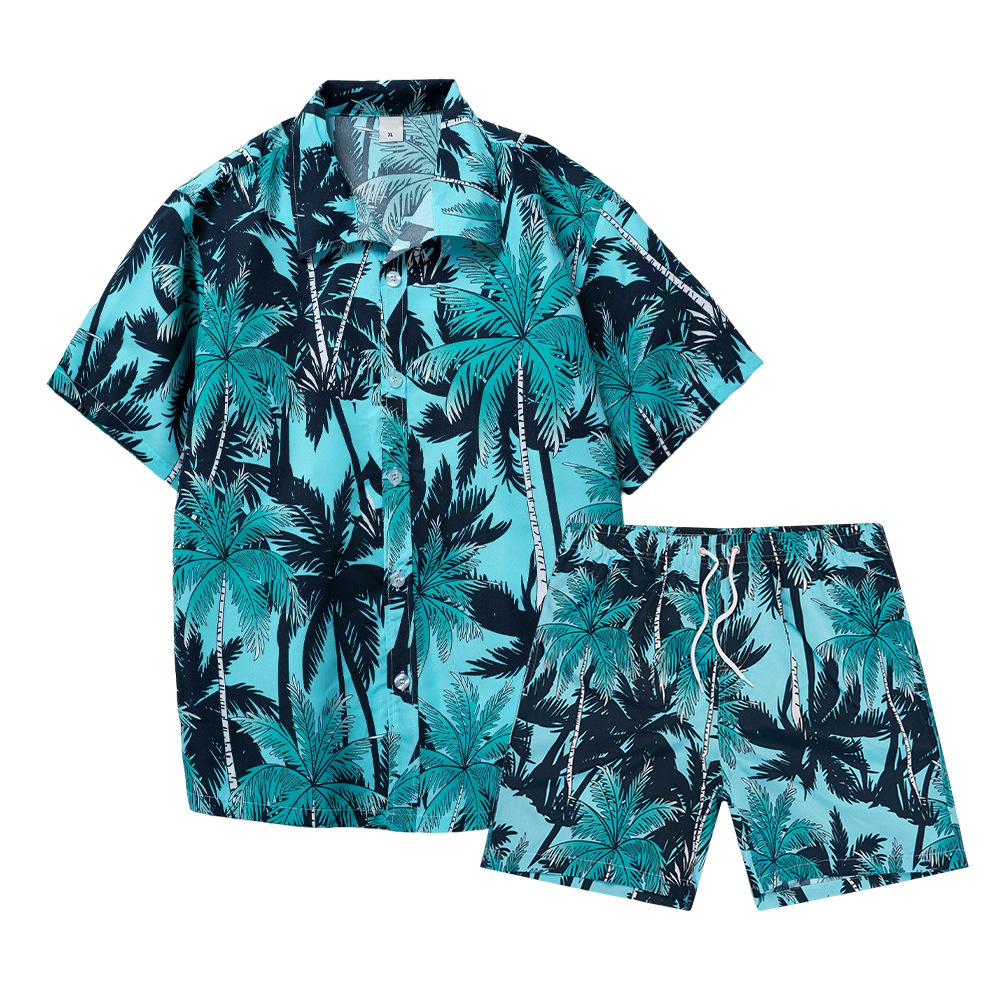 Hawaiian Coconut Tree 3D Print – Queer Men'S Fashion Bewertung und Preis
