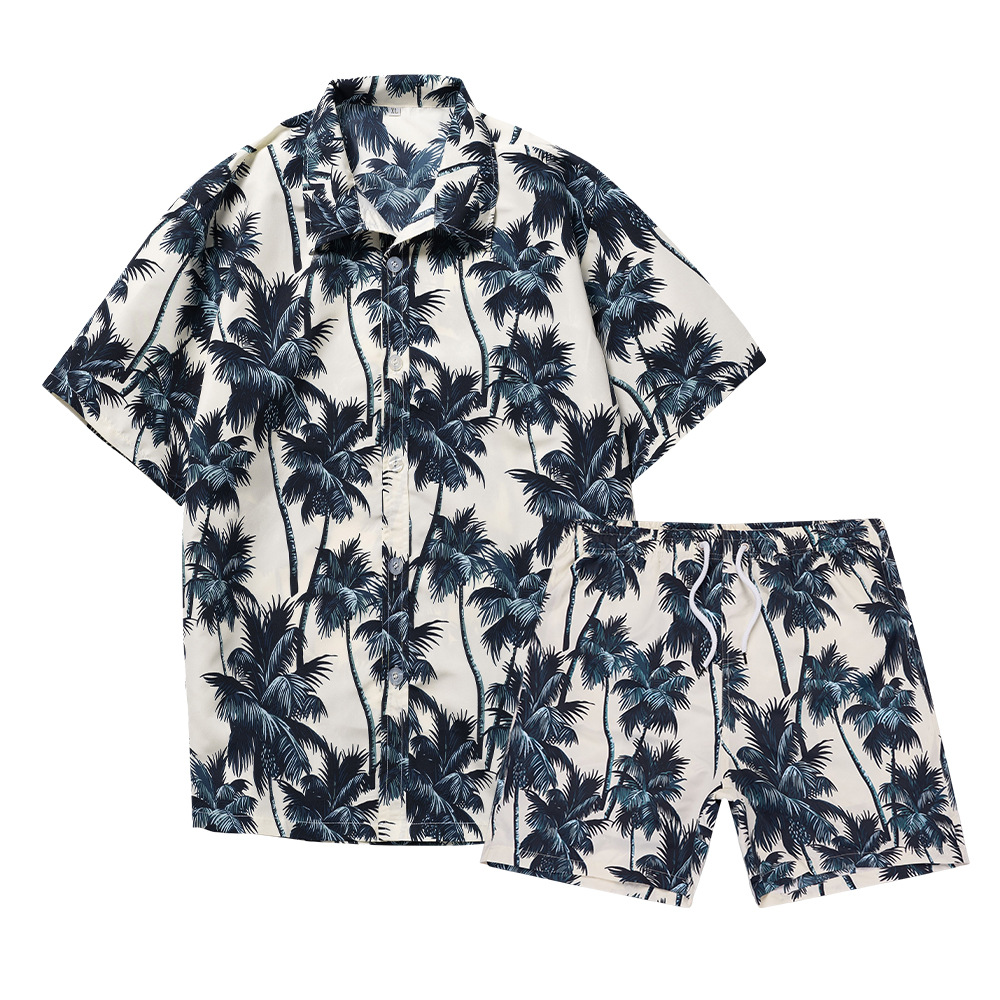 Hawaiian Coconut Tree 3D Print – Queer Men'S Fashion Bewertung und Preis