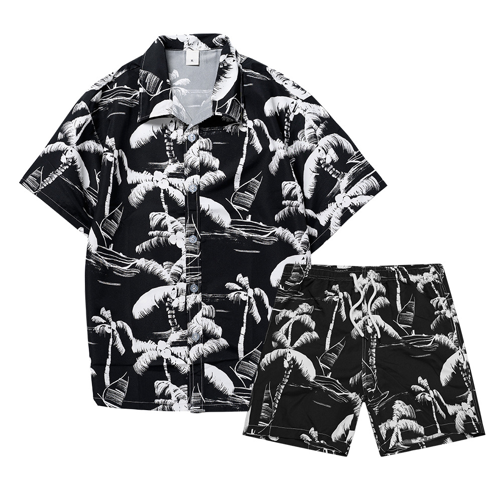 Hawaiian Coconut Tree 3D Print – Queer Men'S Fashion Bewertung und Preis