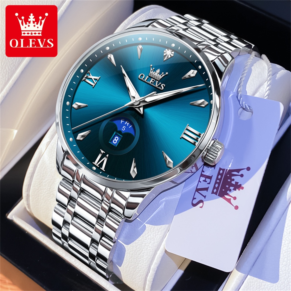 OLEVS Moon Phase men's watches – Men'S Fashion Luxury Brands Bewertung und Preis