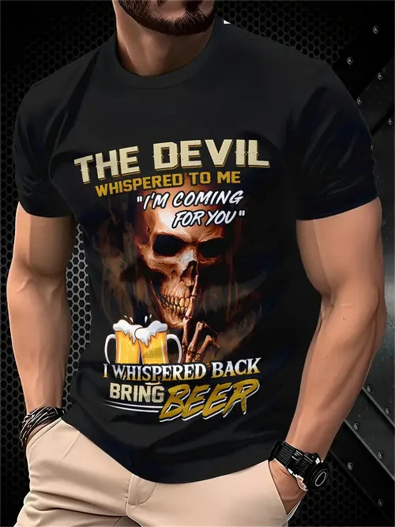 Men's Devil Beer Quote Print T – Men'S Fashion Quotes Bewertung und Preis