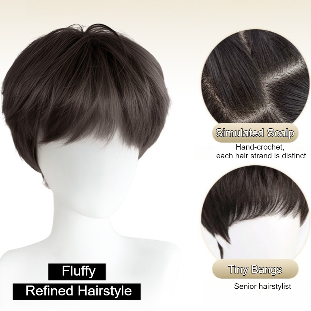 Fashion Synthetic Straight Hai – Men'S Fashion Korea Bewertung und Preis