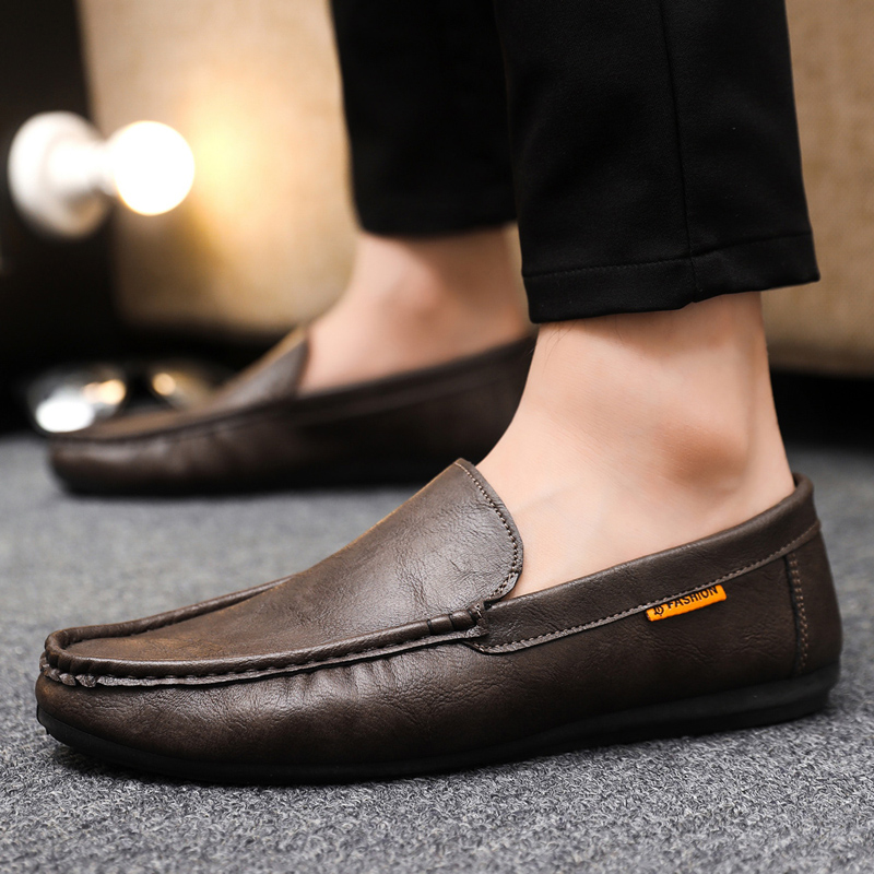 Business Casual Leather Shoes  – Suede Loafers Men Bewertung und Preis