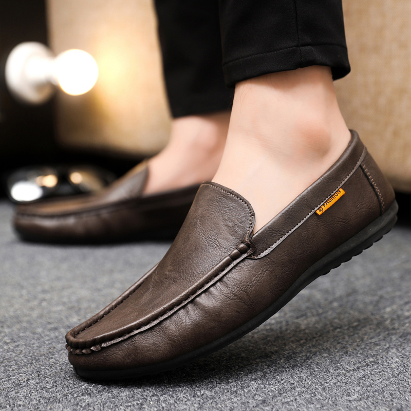 Business Casual Leather Shoes  – Suede Loafers Men Bewertung und Preis