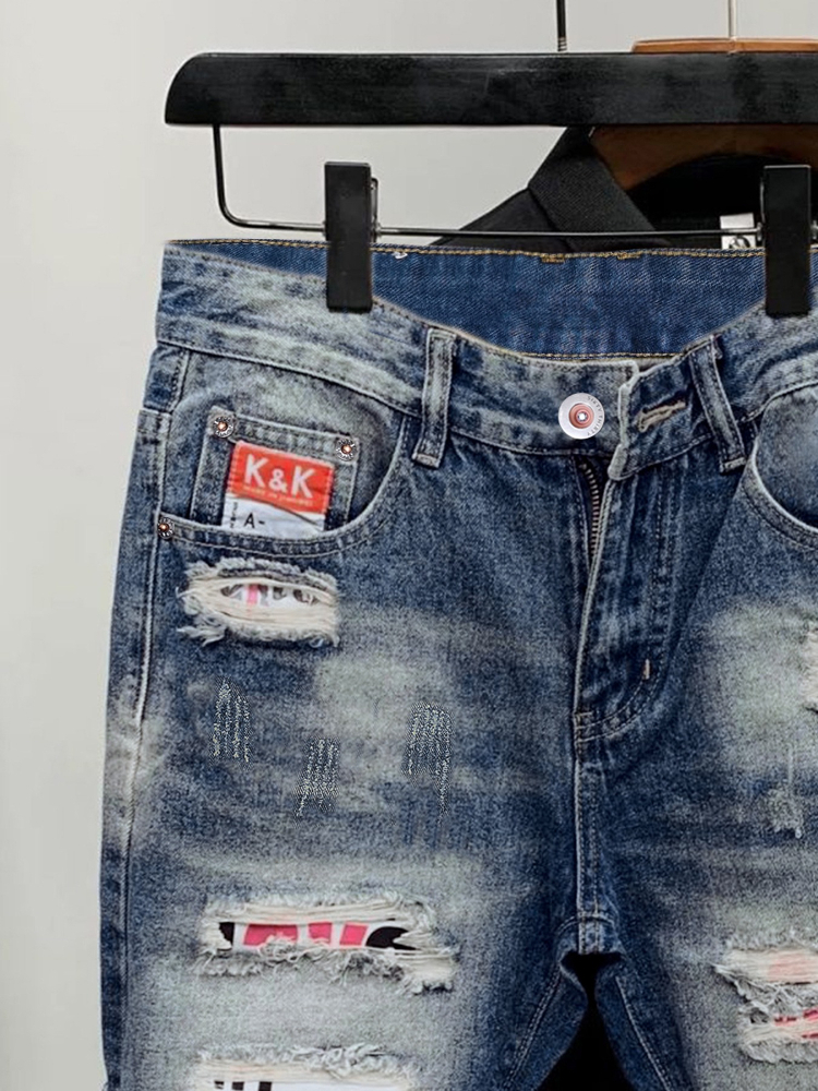 2026 Summer Ripped Straight Me – Men'S Fashion Korea Bewertung und Preis