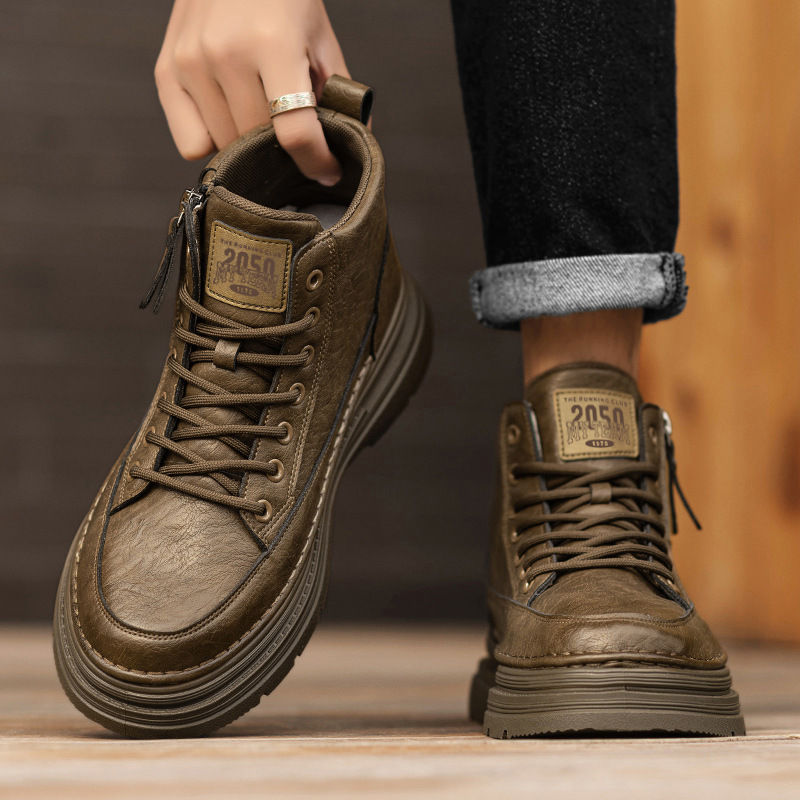 Men's high top boots new casua – Mens Fashion Winter 2025 Bewertung und Preis