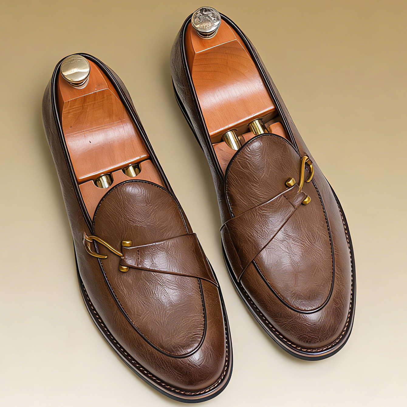 Classic Retro Dress Leather Sh – Suede Loafers Men Bewertung und Preis