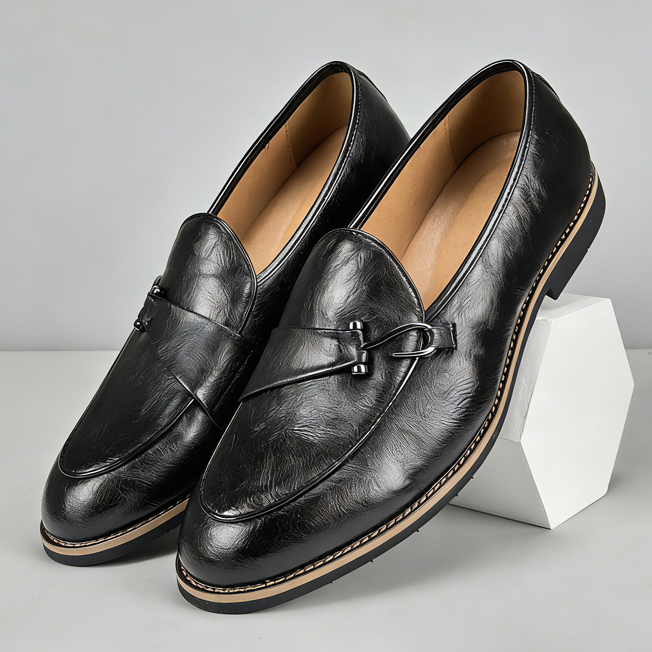 Classic Retro Dress Leather Sh – Suede Loafers Men Bewertung und Preis