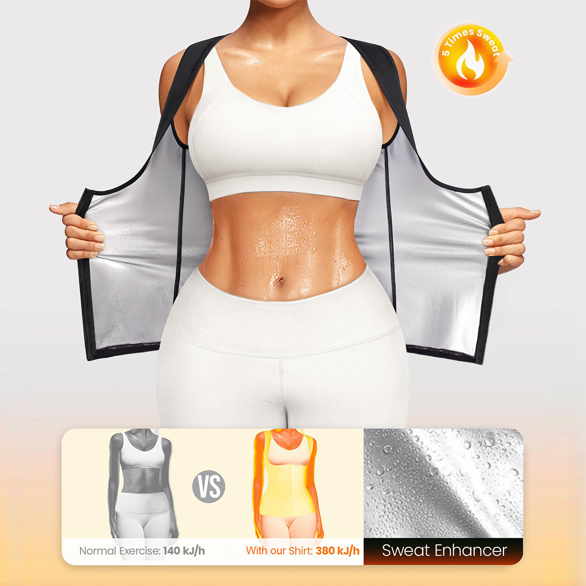 1PCS Women’s Sweat Vest for We – Compression Shirt Workout Bewertung und Preis
