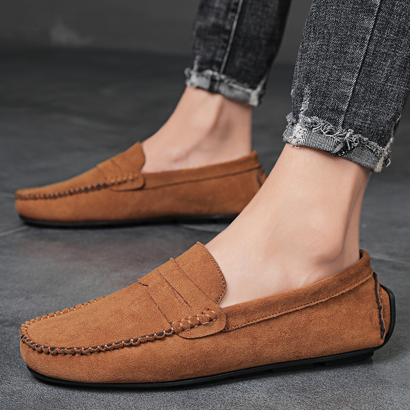 Men Suede Casual Leather Shoes – Suede Loafers Men Bewertung und Preis