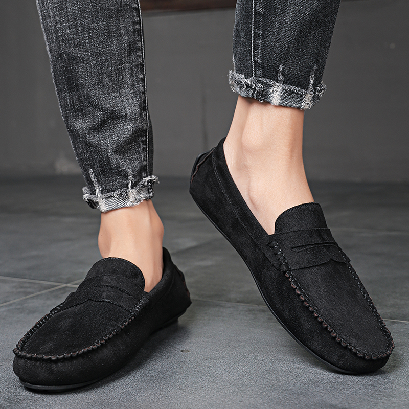 Men Suede Casual Leather Shoes – Suede Loafers Men Bewertung und Preis
