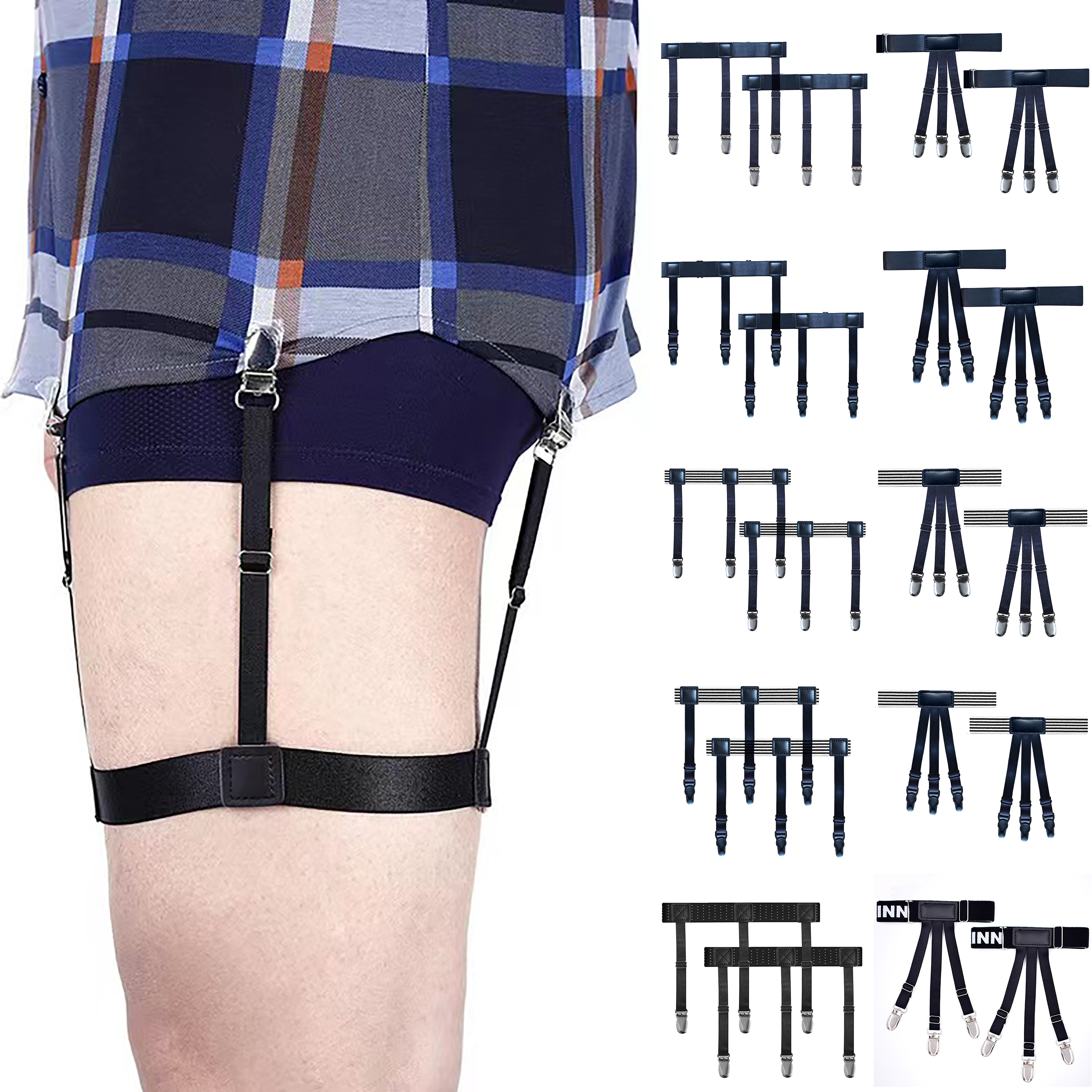1Pair Classic Men Shirt Stays  – Suspenders Clip Men Bewertung und Preis