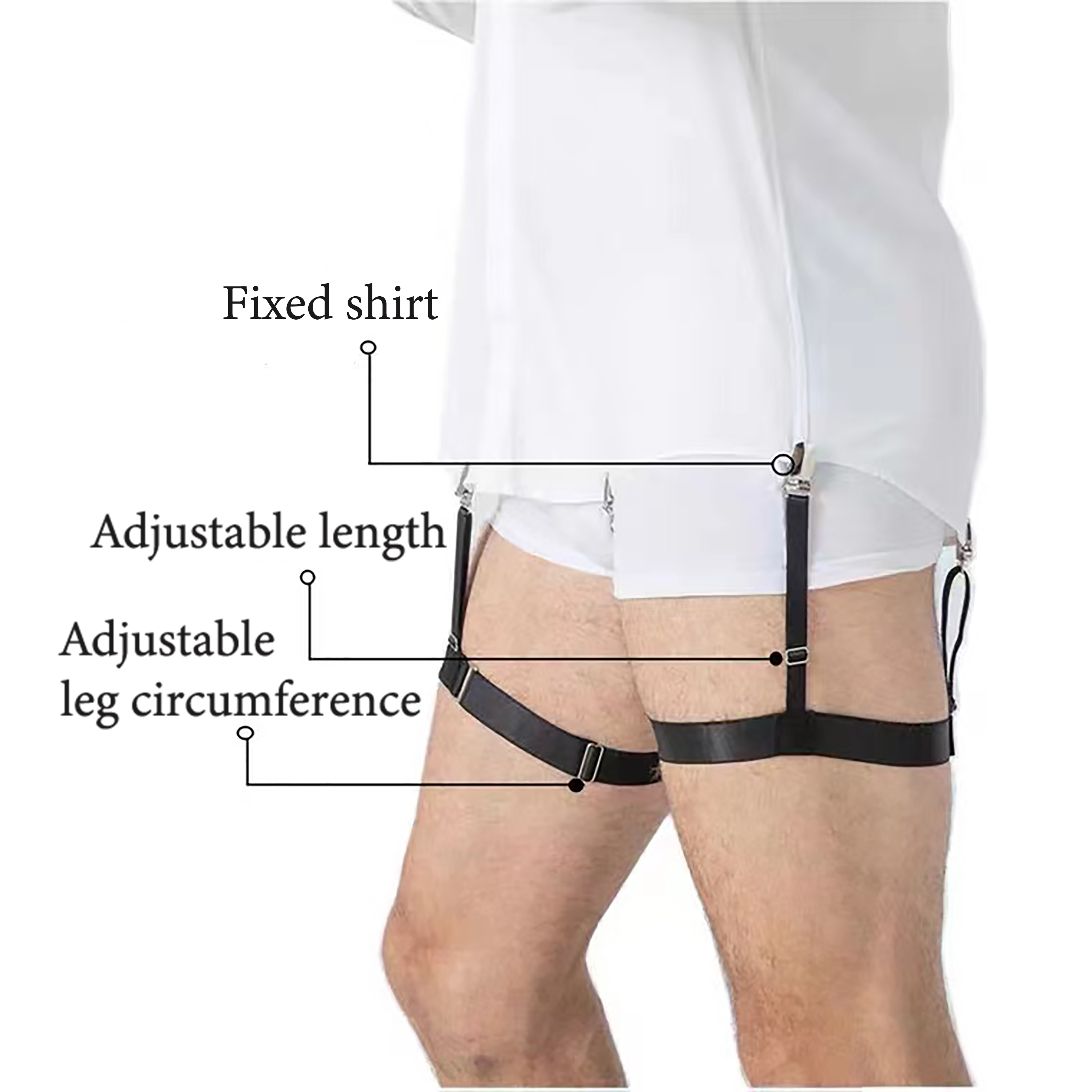 1Pair Classic Men Shirt Stays  – Suspenders Clip Men Bewertung und Preis