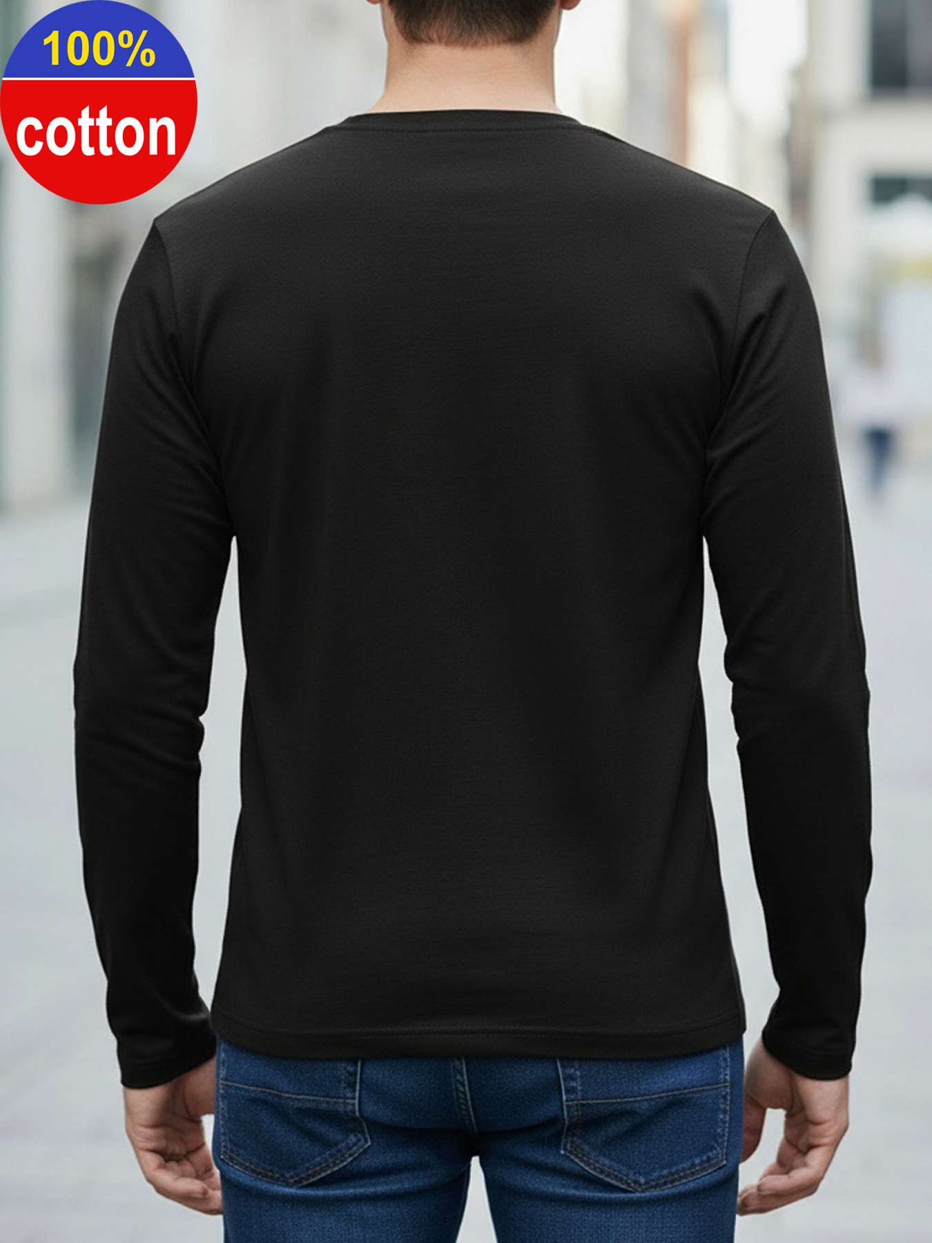 100% pure cotton men's long sl – Mens Fashion Summer Bewertung und Preis