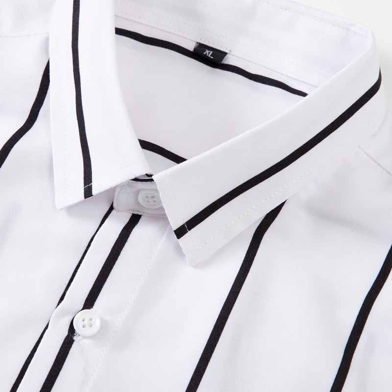 Men's Striped Dress Shirt Long – Men'S Fashion Clothing Bewertung und Preis