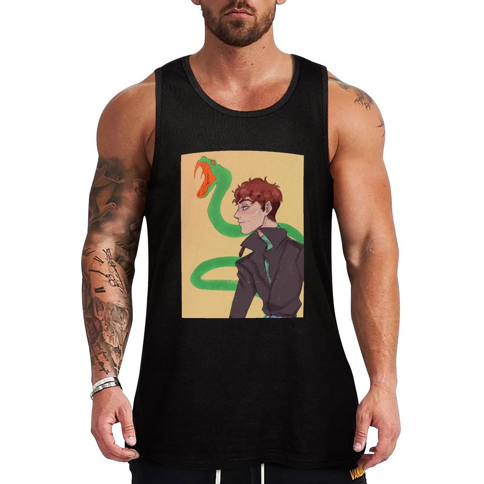 50s snake boy Tank Top Trendy  – Mens Fashion In The 50S Bewertung und Preis