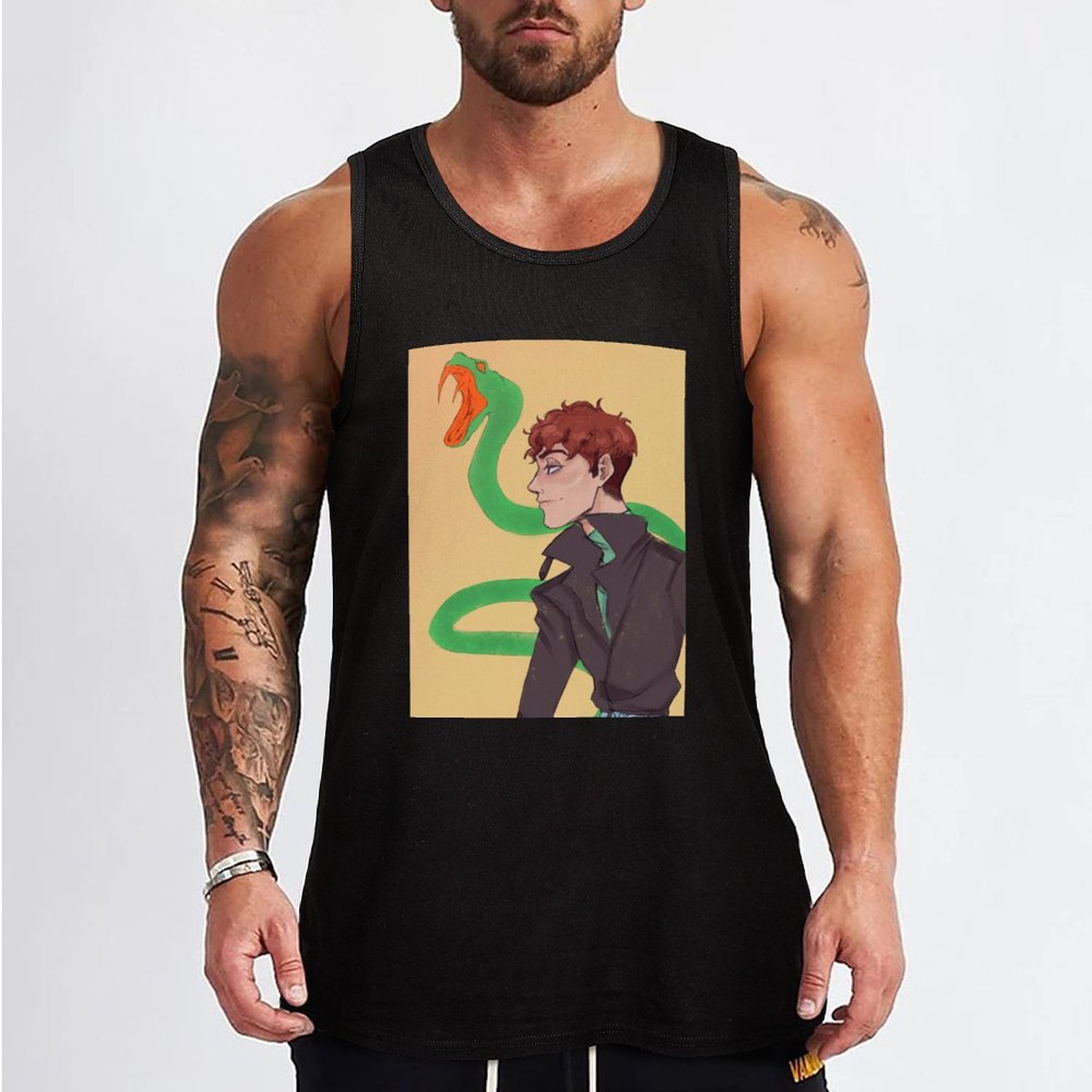 50s snake boy Tank Top Trendy  – Mens Fashion In The 50S Bewertung und Preis