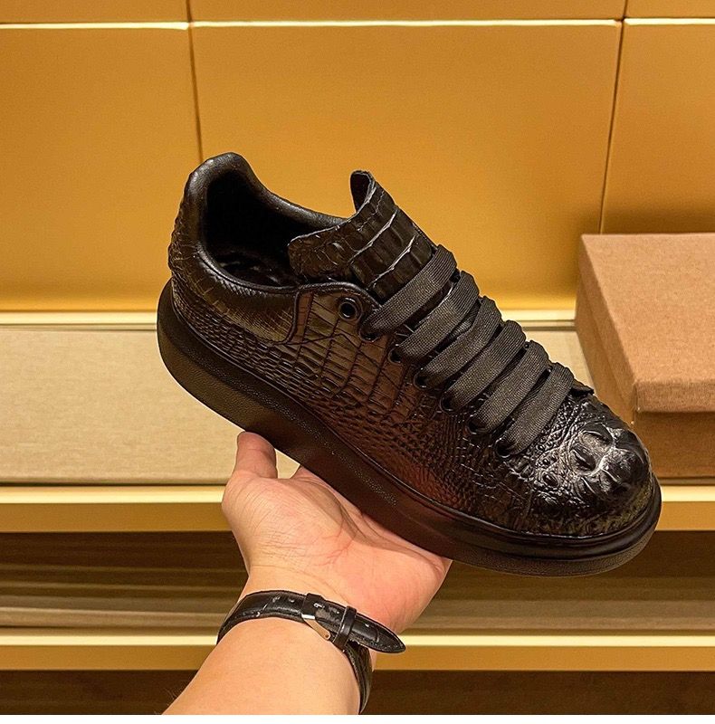 2025 summer crocodile print bl – Suede Loafers Men Bewertung und Preis
