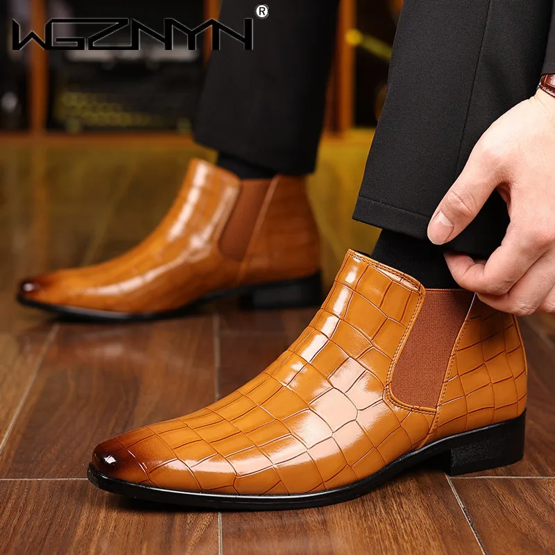 Luxury SIZE 39~48 Men Chelsea  – Men'S Fashion Luxury Brands Bewertung und Preis