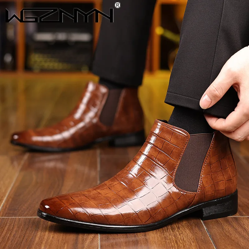 Luxury SIZE 39~48 Men Chelsea  – Men'S Fashion Luxury Brands Bewertung und Preis