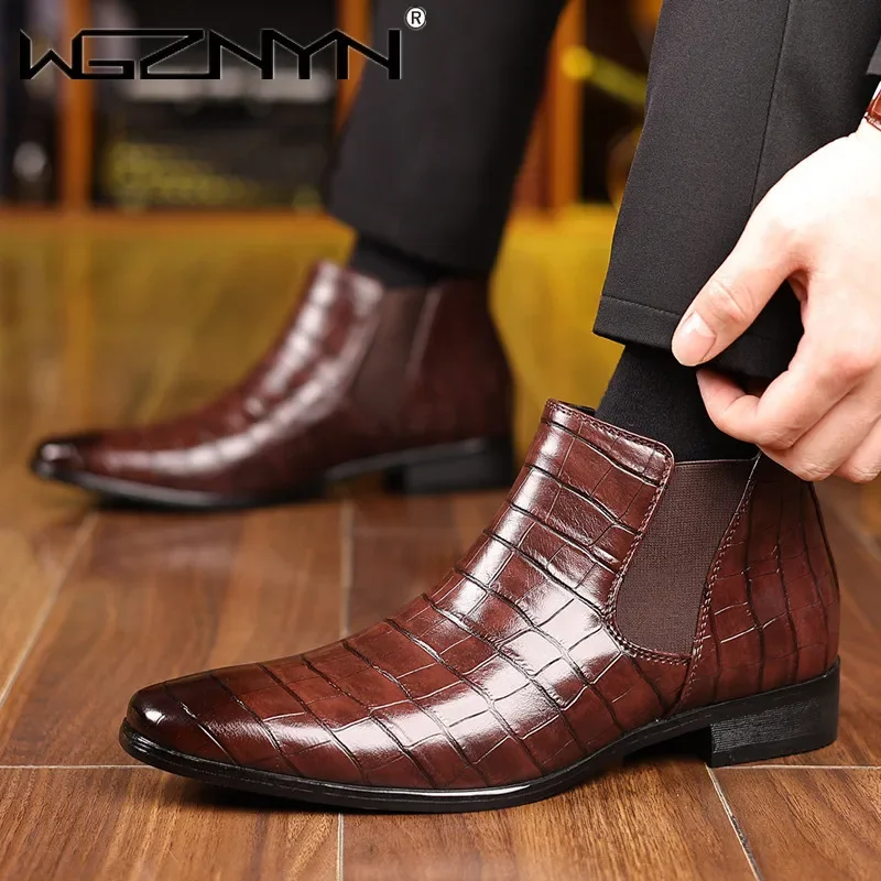 Luxury SIZE 39~48 Men Chelsea  – Men'S Fashion Luxury Brands Bewertung und Preis