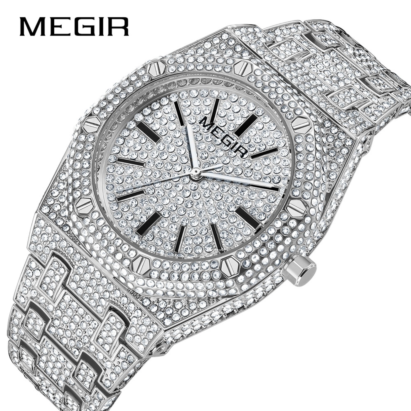 MEGIR Luxury Quartz Rhinestone – Men'S Fashion Luxury Brands Bewertung und Preis